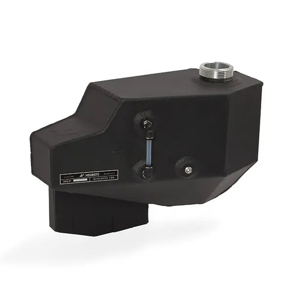 Mishimoto 2008-2010 Ford 6.4L Powerstroke Aluminum Degas Tank - Micro-Wrinkle Black