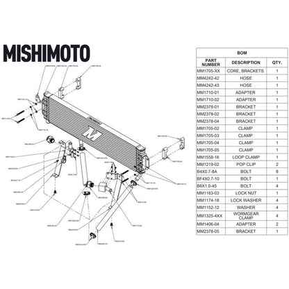 Mishimoto 17-19 GM 6.6L Duramax (L5P) Transmission Cooler - Silver