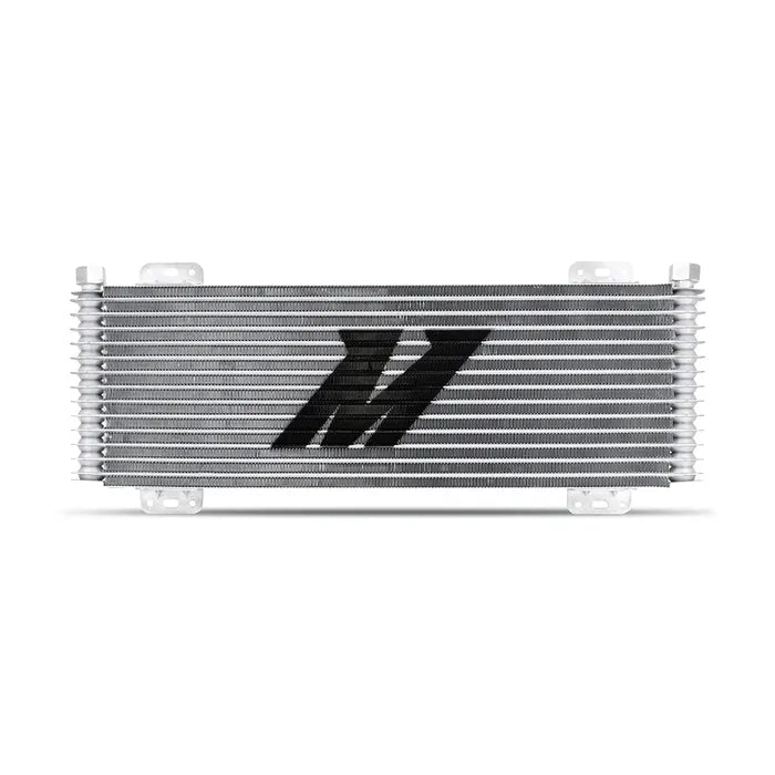 Mishimoto Universal 13-Row Stacked Plate Transmission Cooler - Natural Finish