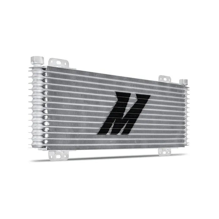 Mishimoto Universal 13-Row Stacked Plate Transmission Cooler - Natural Finish